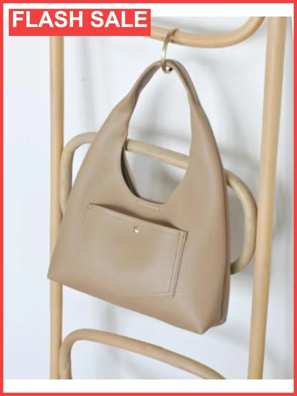 Slouchy Faux Leather Hobo Bag Soft Vegan Leather Tote Small Purse